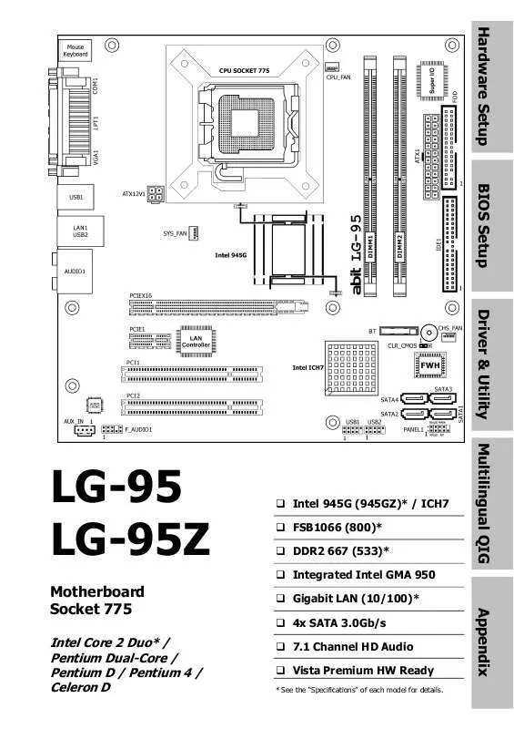 Mode d'emploi ABIT LG-95