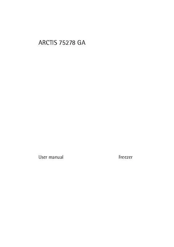 Mode d'emploi AEG-ELECTROLUX A75278GA