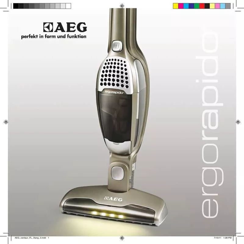 Mode d'emploi AEG-ELECTROLUX AG 904C
