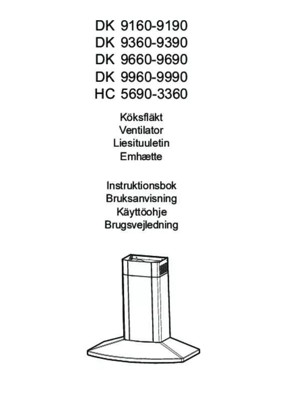 Mode d'emploi AEG-ELECTROLUX DK9660-MR