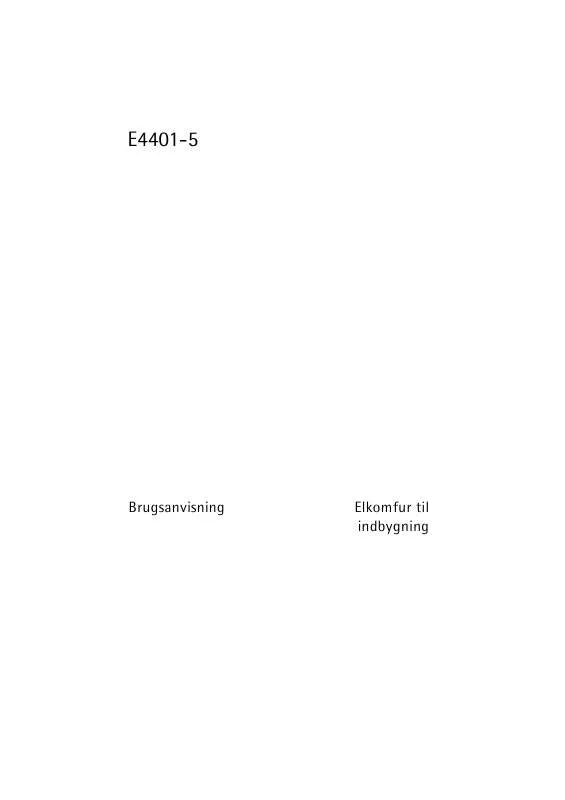 Mode d'emploi AEG-ELECTROLUX E4401-5-A