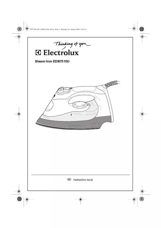 Mode d'emploi AEG-ELECTROLUX EDB7510U