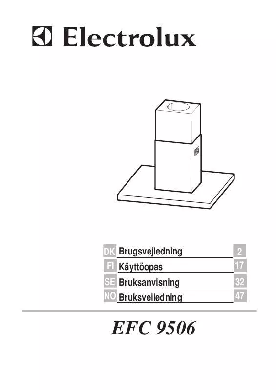 Mode d'emploi AEG-ELECTROLUX EFC9506X/S