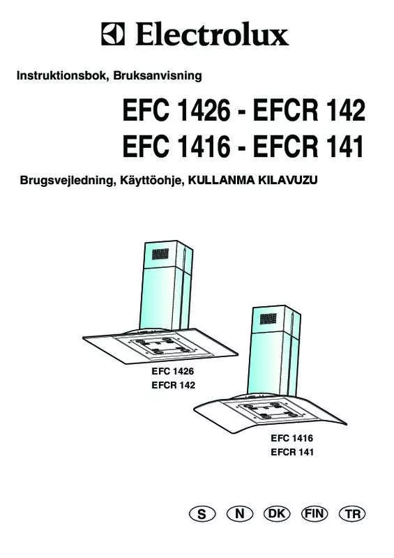 Mode d'emploi AEG-ELECTROLUX EFCR141X