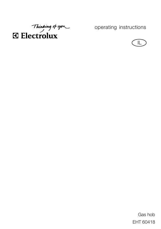 Mode d'emploi AEG-ELECTROLUX EHT60418K