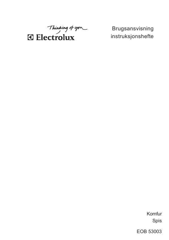 Mode d'emploi AEG-ELECTROLUX EOB 53003