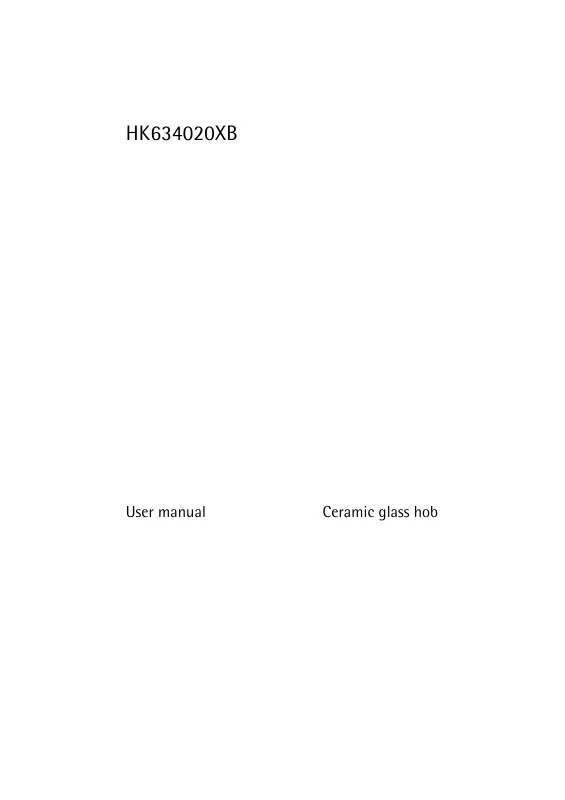Mode d'emploi AEG-ELECTROLUX HK634020XB