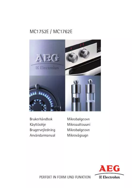 Mode d'emploi AEG-ELECTROLUX MC1752EB