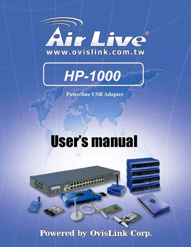 Mode d'emploi AIRLIVE HP-1000