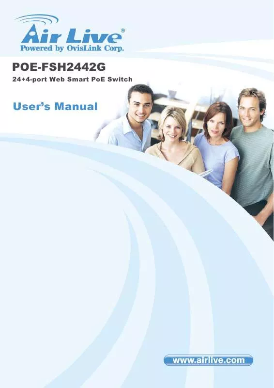 Mode d'emploi AIRLIVE POE-FSH2442G