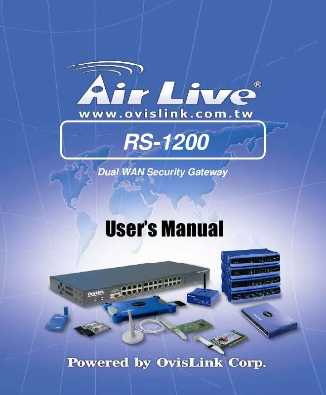 Mode d'emploi AIRLIVE RS-1200