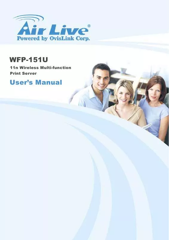 Mode d'emploi AIRLIVE WFP-151U