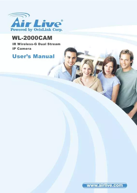 Mode d'emploi AIRLIVE WL-2000CAM