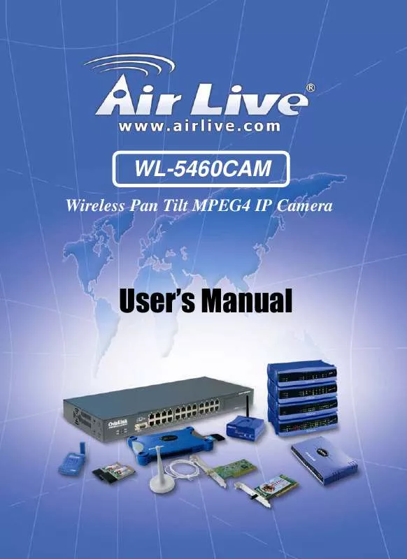 Mode d'emploi AIRLIVE WL-5460CAM