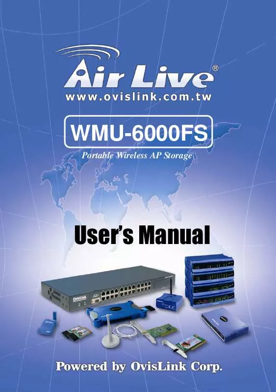 Mode d'emploi AIRLIVE WMU-6000FS