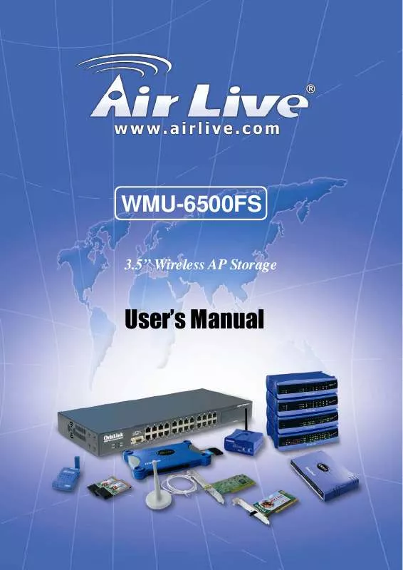 Mode d'emploi AIRLIVE WMU-6500FS