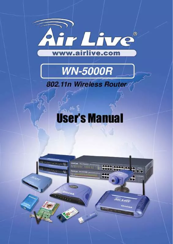 Mode d'emploi AIRLIVE WN-5000R