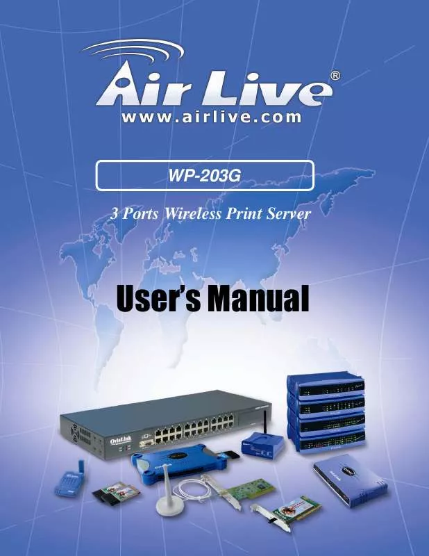 Mode d'emploi AIRLIVE WP-203G