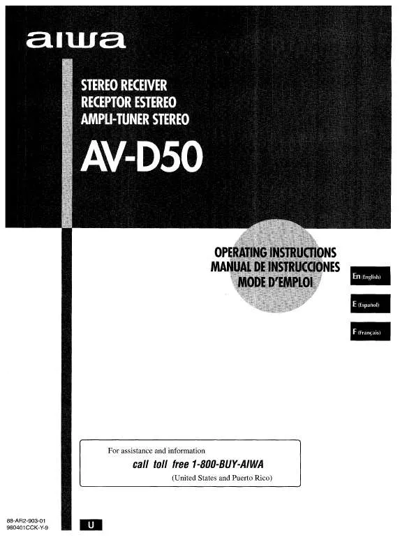 Mode d'emploi AIWA AV-D50