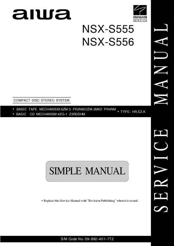 Mode d'emploi AIWA NSX-S556