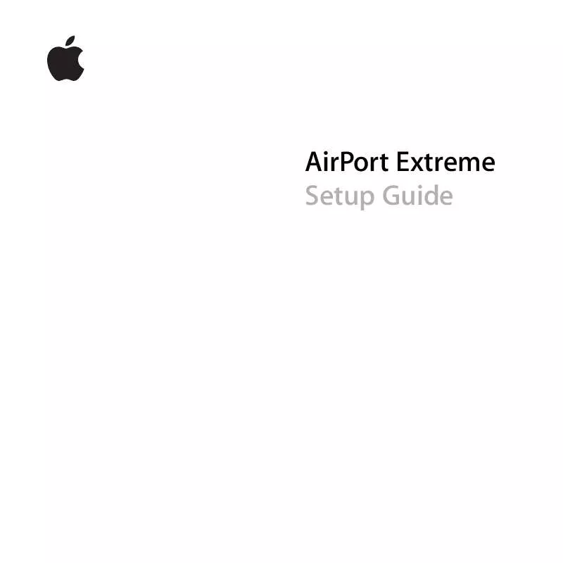 Mode d'emploi APPLE AIRPORT EXTREME