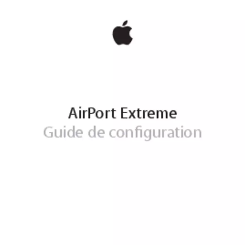 Mode d'emploi APPLE AIRPORT EXTREME AC