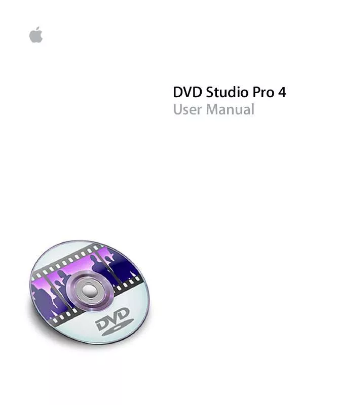 Mode d'emploi APPLE DVD STUDIO PRO 4.1