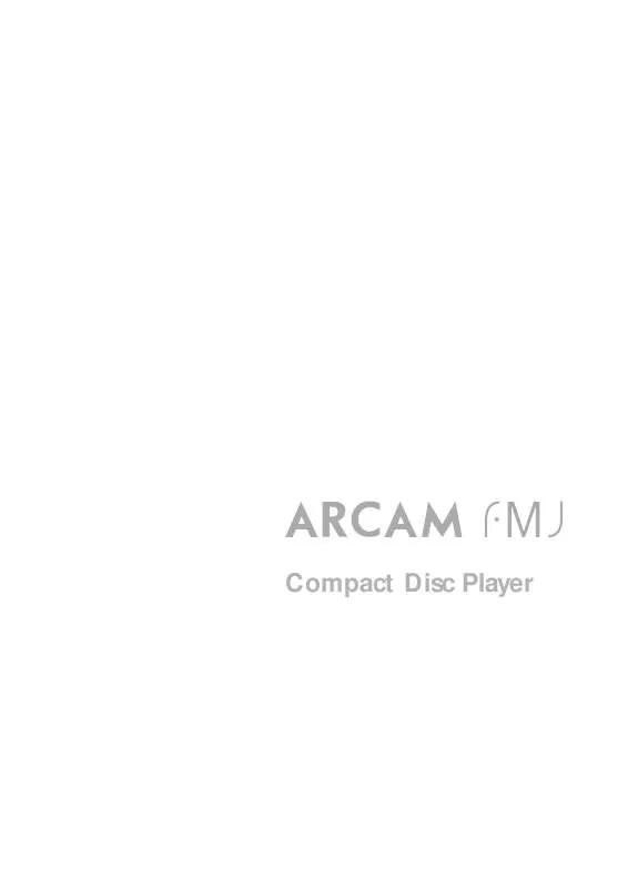 Mode d'emploi ARCAM CD23