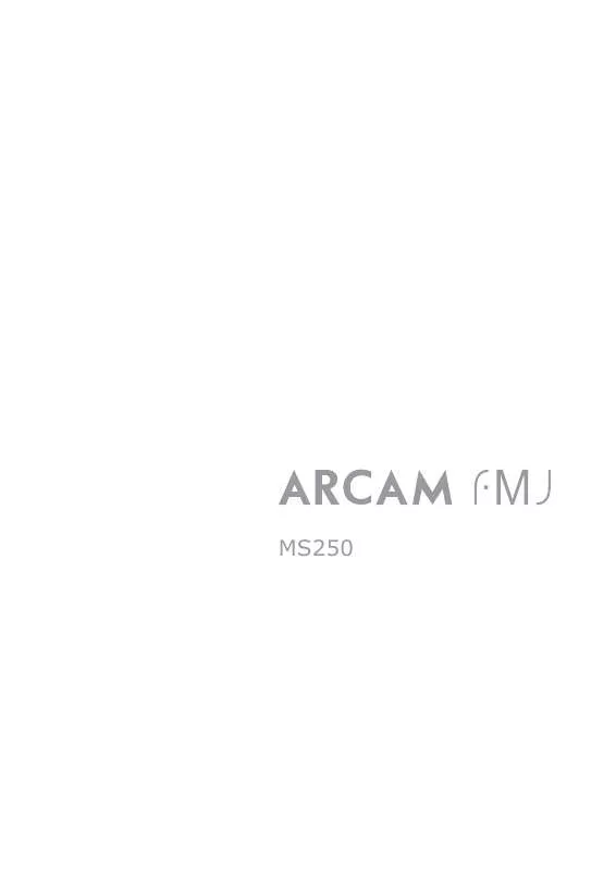 Mode d'emploi ARCAM FMJ MS250