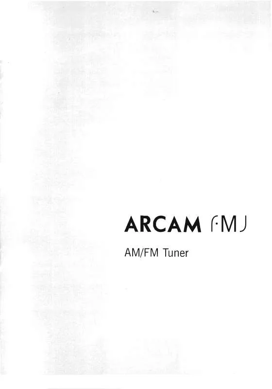 Mode d'emploi ARCAM T21