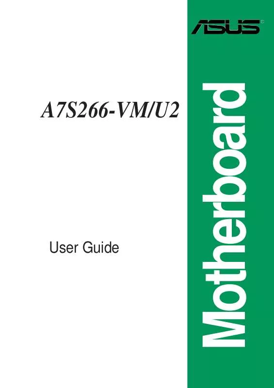 Mode d'emploi ASUS A7S266-VMU2