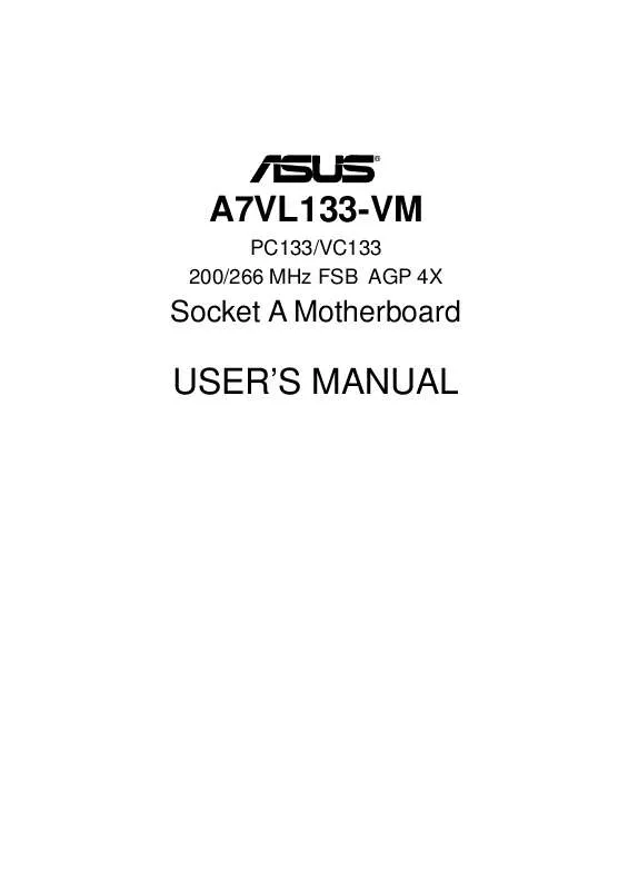 Mode d'emploi ASUS A7VL133-VM