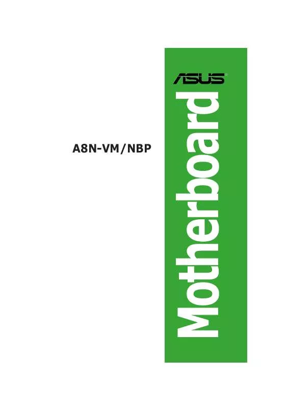 Mode d'emploi ASUS A8N-VM CSM NBP
