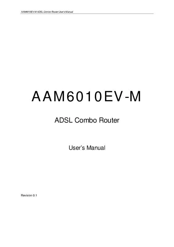 Mode d'emploi ASUS AAM6010EV-M