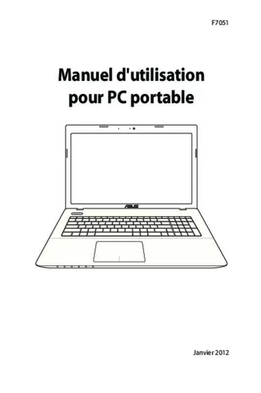 Mode d'emploi ASUS F75A-TY241H