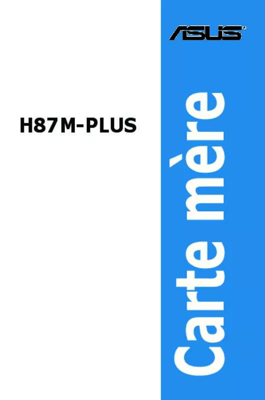 Mode d'emploi ASUS H87M-PLUS C2