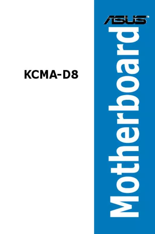 Mode d'emploi ASUS KCMA-D8