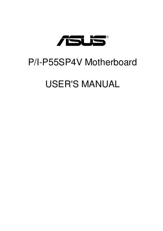 Mode d'emploi ASUS PI-P55SP4V