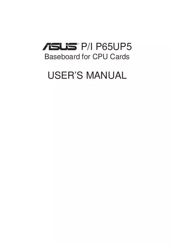 Mode d'emploi ASUS PI-P65UP5C-PKND