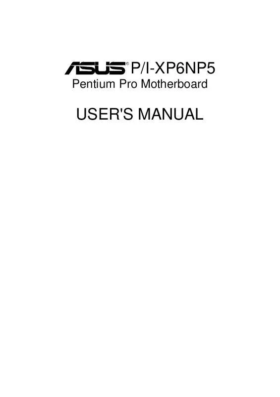 Mode d'emploi ASUS PI-XP6NP5
