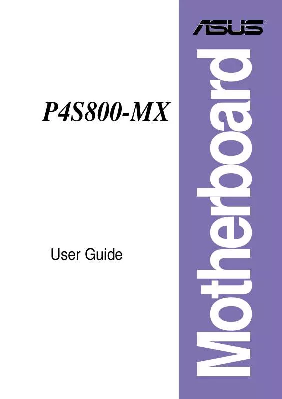Mode d'emploi ASUS P4-S800-MX