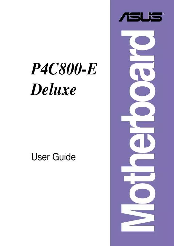 Mode d'emploi ASUS P4C800-E DELUXE