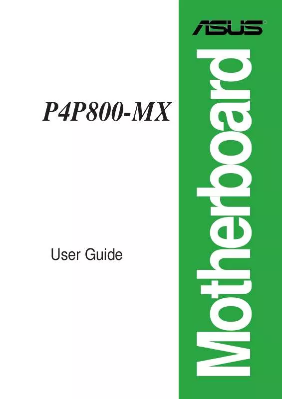Mode d'emploi ASUS P4P800-MX