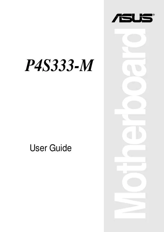 Mode d'emploi ASUS P4S333-M