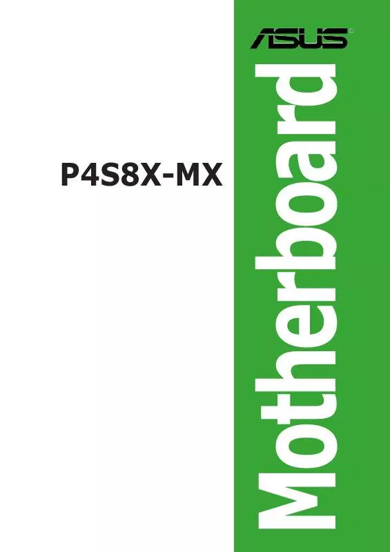 Mode d'emploi ASUS P4S8X-MX