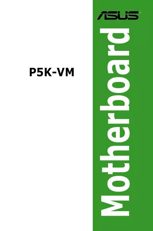 Mode d'emploi ASUS P5K-VM