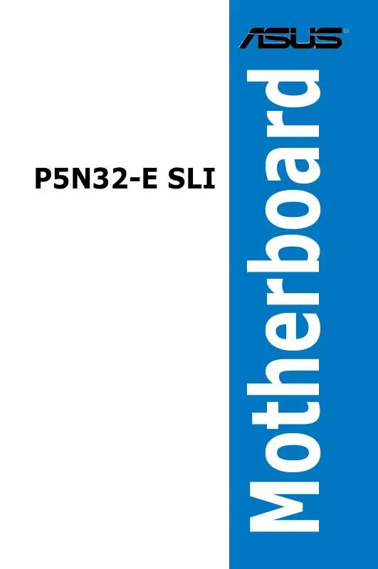 Mode d'emploi ASUS P5N32-E SLI