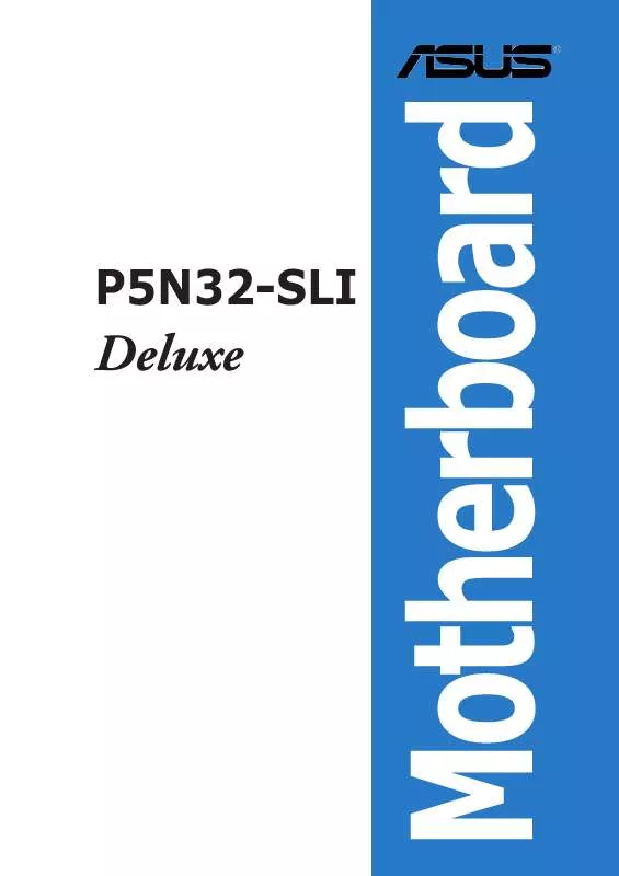 Mode d'emploi ASUS P5N32-SLI DELUXE