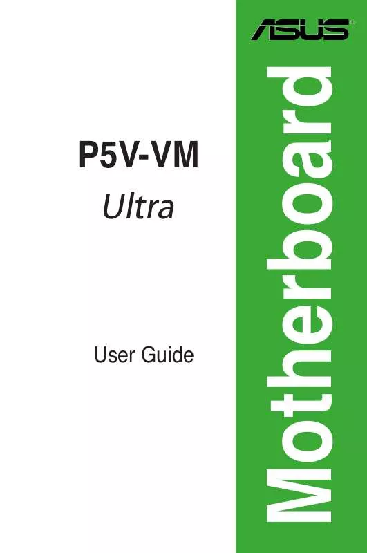 Mode d'emploi ASUS P5V-VM ULTRA