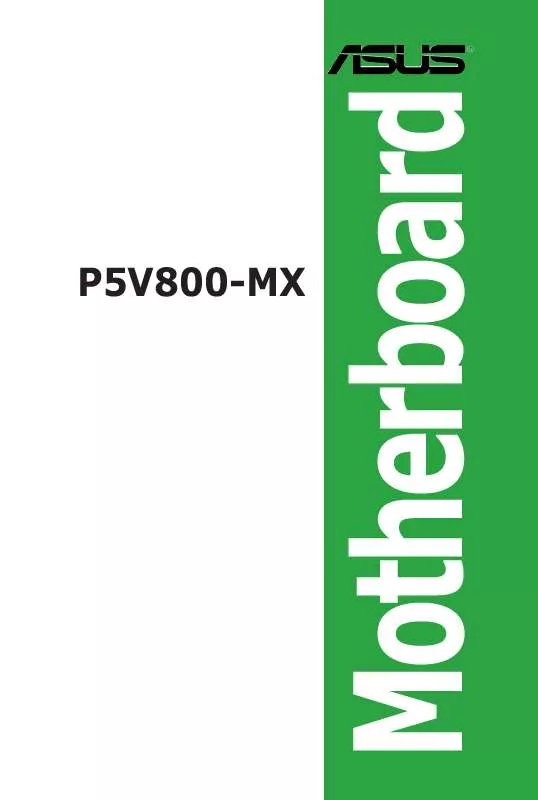 Mode d'emploi ASUS P5V800-MX